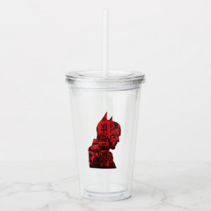 Batman Newspaper Silhouette Take Away Mugg