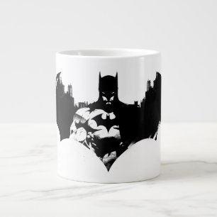 Batman och Gotham Silhouette Fladdermus Logotyp Jumbo Mugg