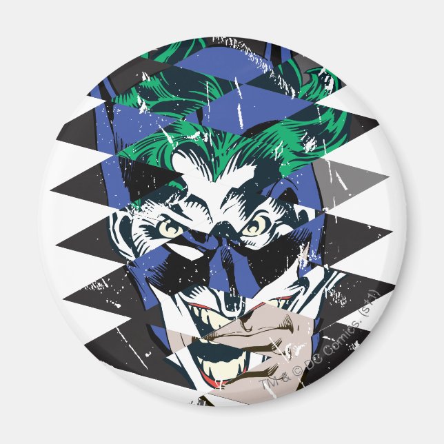 Batman och Joker Collage Magnet (Framsidan)