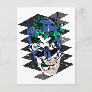 Batman och Joker Collage Vykort