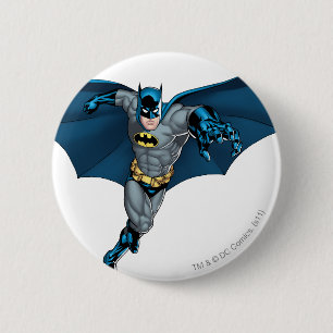 Batman och Joker med kort Knapp