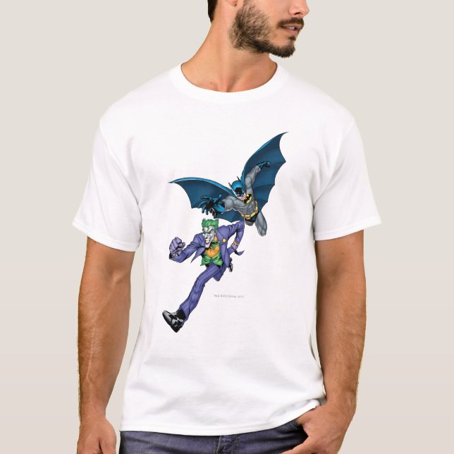 Batman och Joker med pistol Tröja (Framsida)