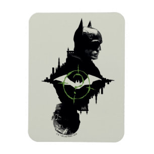Batman- och Riddler-grafik med dubbla tecken Magnet