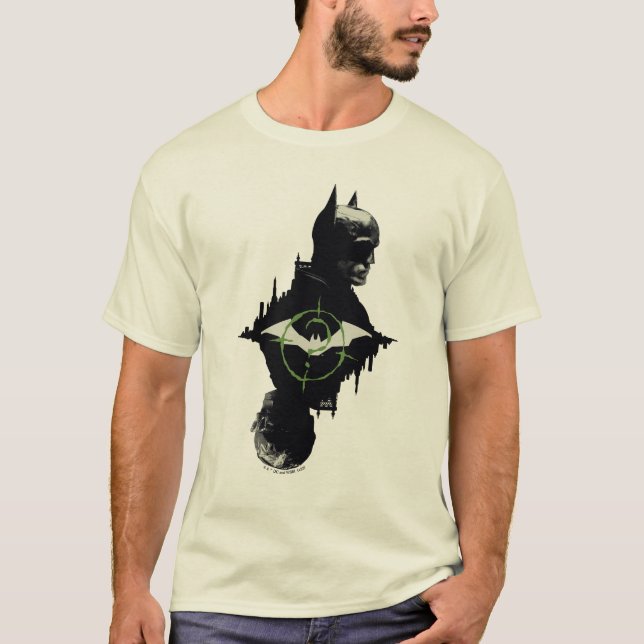 Batman- och Riddler-grafik med dubbla tecken T Shirt (Framsida)