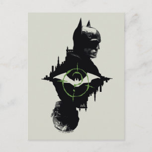 Batman- och Riddler-grafik med dubbla tecken Vykort