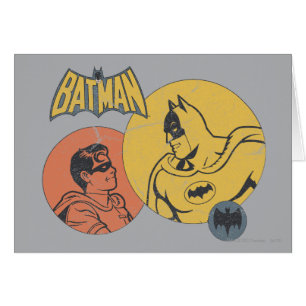 Batman och Robin Graphic - Distress Hälsningskort