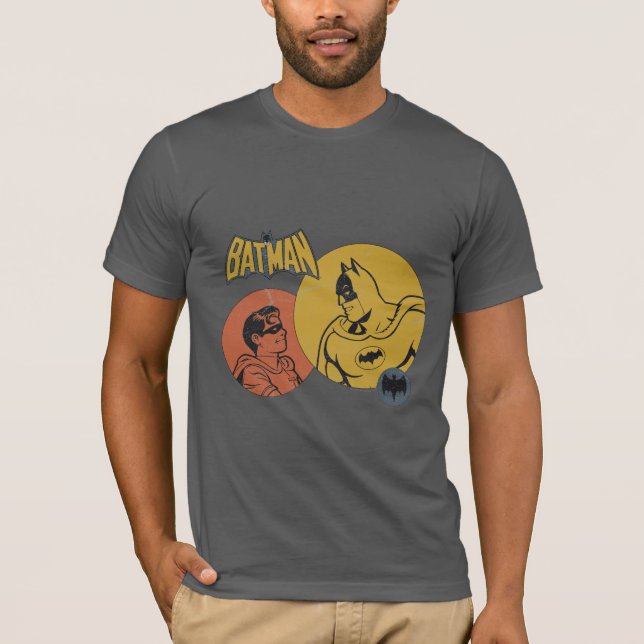 Batman och Robin Graphic - Distress T-shirt (Framsida)