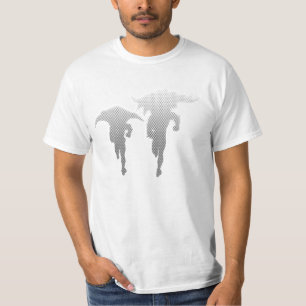 Batman och Robin Halftone Gradient T-shirt