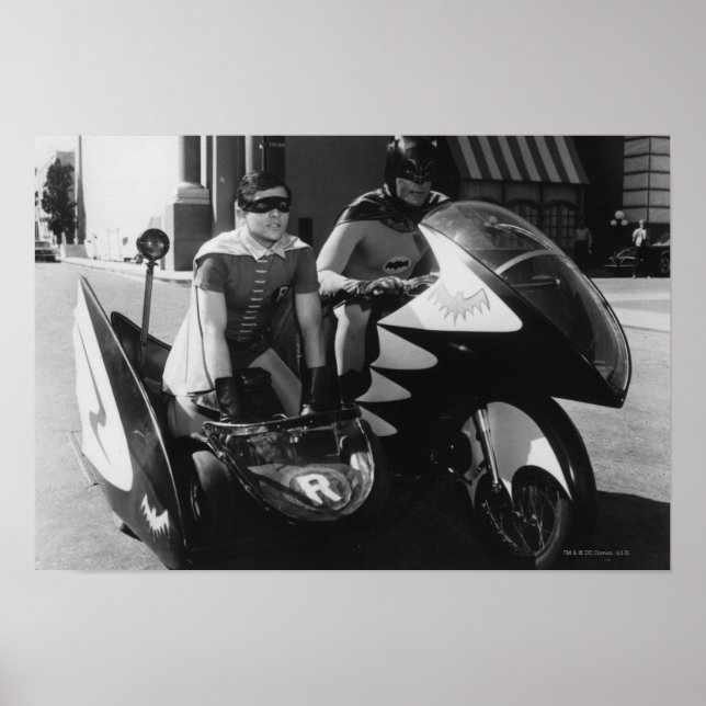 Batman och Robin i Batcle Poster (Framsidan)