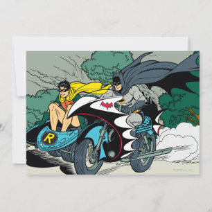 Batman och Robin in Batcle Inbjudningar