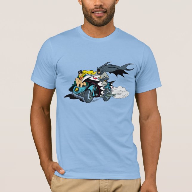 Batman och Robin in Batcle Tee (Framsida)