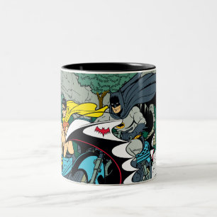 Batman och Robin in Batcle Två-Tonad Mugg
