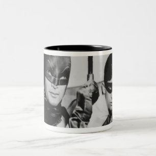 Batman och Robin in Batmobile Två-Tonad Mugg