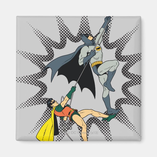 Batman och Robin Klib Magnet (Framsidan)