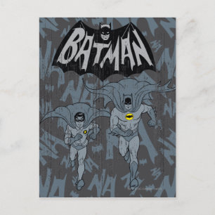 Batman och Robin med Logotyp-grafik Vykort