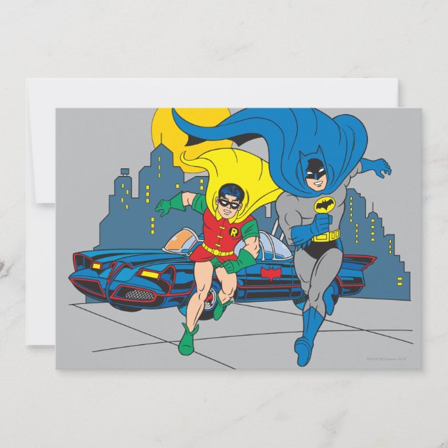 Batman och Robin Running (Framsida)