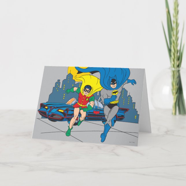 Batman och Robin Running Kort (Framsida)