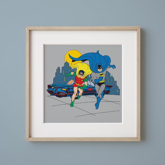 Batman och Robin Running Poster (Skapare uppladdad)