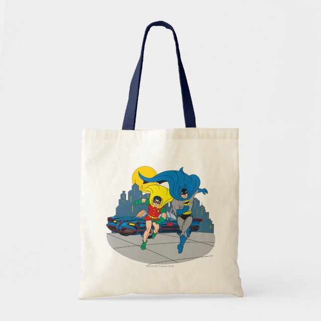 Batman och Robin Running Tygkasse (Framsidan)