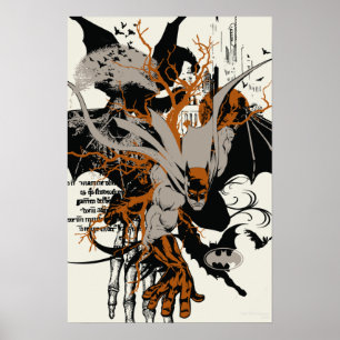 Batman och Träd Poster