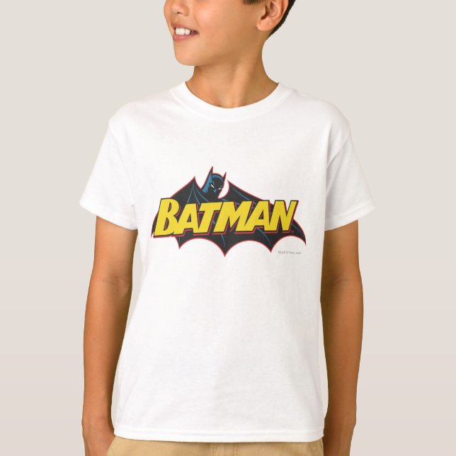 Batman | Old School Logo Tee Shirt (Framsida)