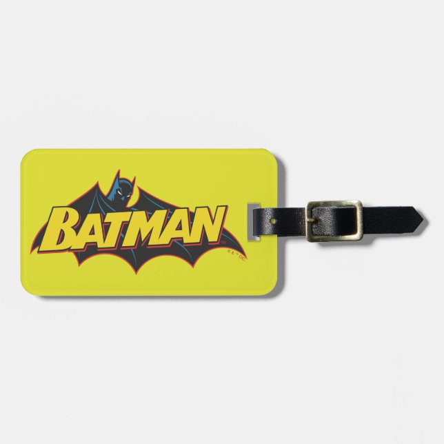Batman | OLD SCHOOL LOGOTYP Bagagebricka (Horisontell Framsida)