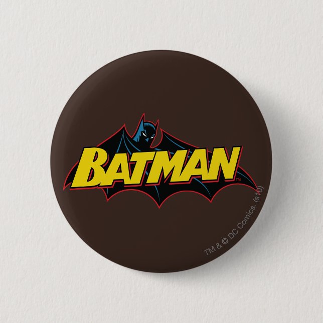 Batman | OLD SCHOOL LOGOTYP Knapp (Framsida)