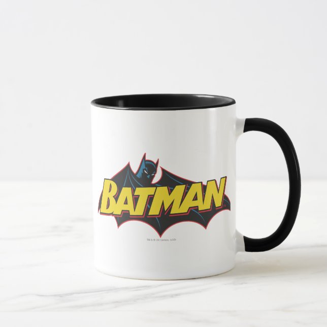 Batman | OLD SCHOOL LOGOTYP Mugg (Höger)