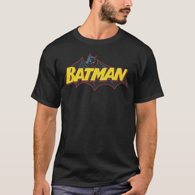 Batman | OLD SCHOOL LOGOTYP T-shirt (Framsida)