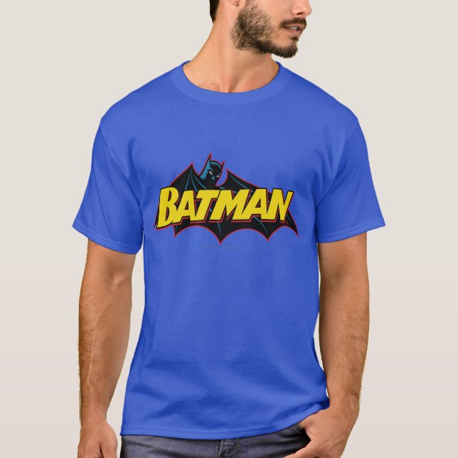 Batman | OLD SCHOOL LOGOTYP T-shirt (Framsida)