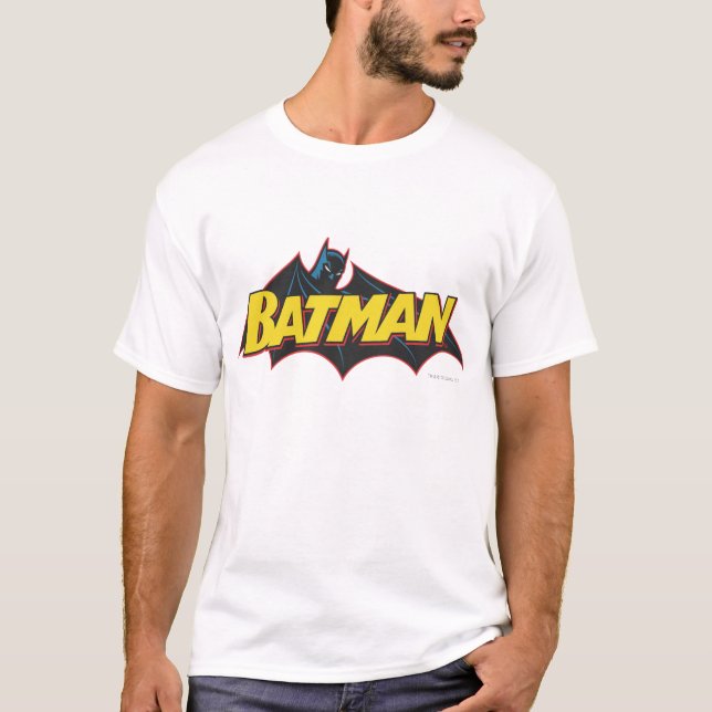 Batman | OLD SCHOOL LOGOTYP T-shirt (Framsida)