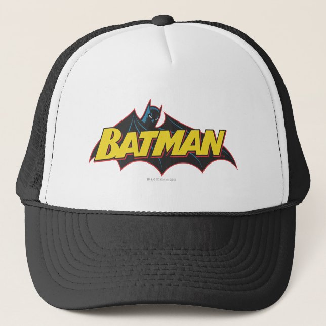 Batman | OLD SCHOOL LOGOTYP Truckerkeps (Framsida)