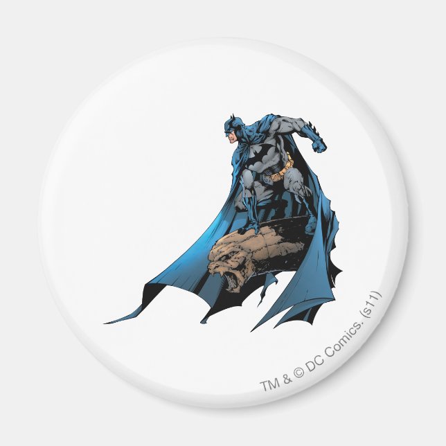 Batman on gargoyle magnet (Framsidan)