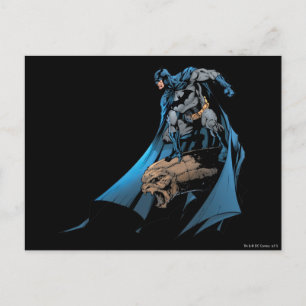 Batman on gargoyle vykort