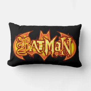 Batman ORANGE SÄSONG LOGOTYP Lumbarkudde