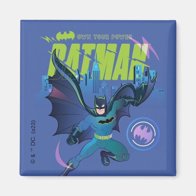 Batman "Own your Power" City Graphic Magnet (Framsidan)