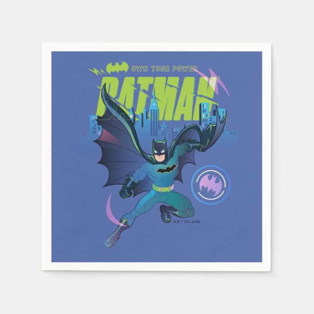 Batman "Own your Power" City Graphic Pappersservett (Framsidan)