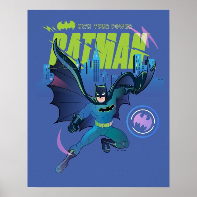 Batman "Own your Power" City Graphic Poster (Framsidan)