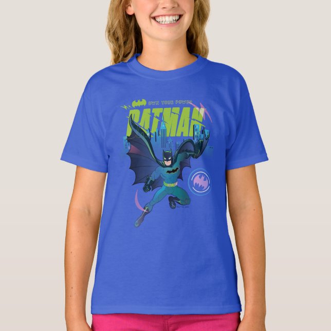 Batman "Own your Power" City Graphic T Shirt (Framsida)