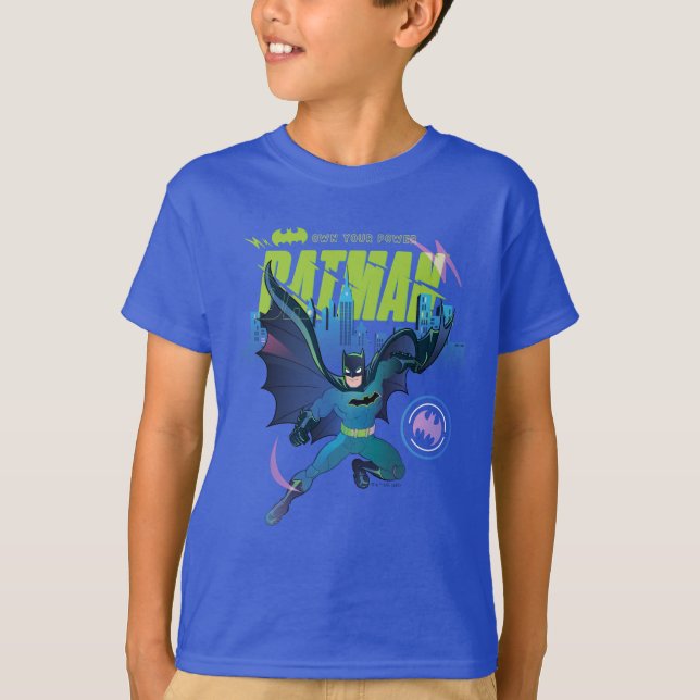 Batman "Own your Power" City Graphic T Shirt (Framsida)