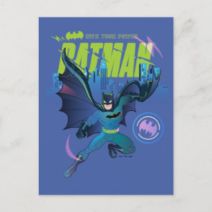 Batman "Own your Power" City Graphic Vykort