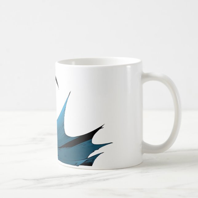 Batman på marken kaffemugg (Höger)