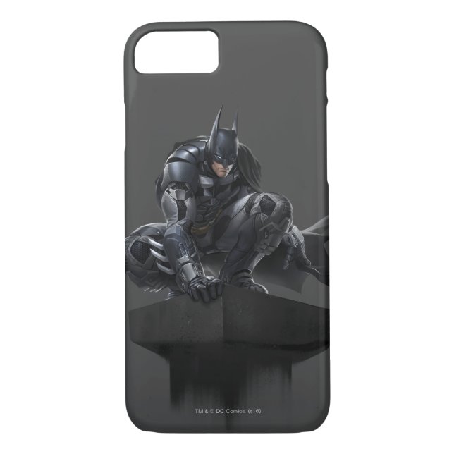 Batman Perched på en pelare Case-Mate iPhone Skal (Baksida)