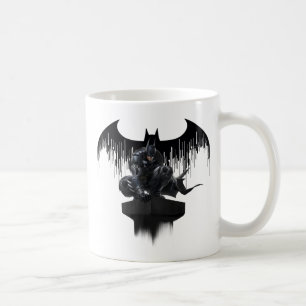 Batman Perched på en pelare Kaffemugg