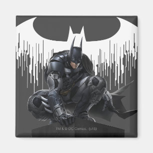 Batman Perched på en pelare Magnet
