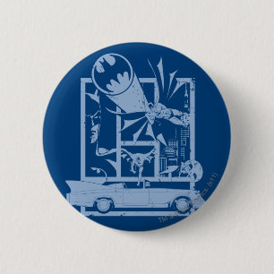 Batman - Picto Blue Knapp