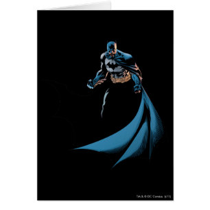 Batman-piska runt hälsningskort