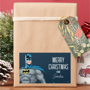 Batman Protector   GOD JUL Rektangulärt Klistermärke