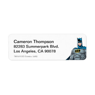 Batman Protector Returadress Etikett