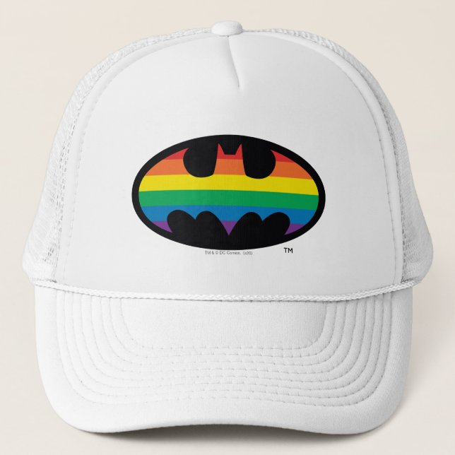Batman Rainbow Logotyp Keps (Framsida)
